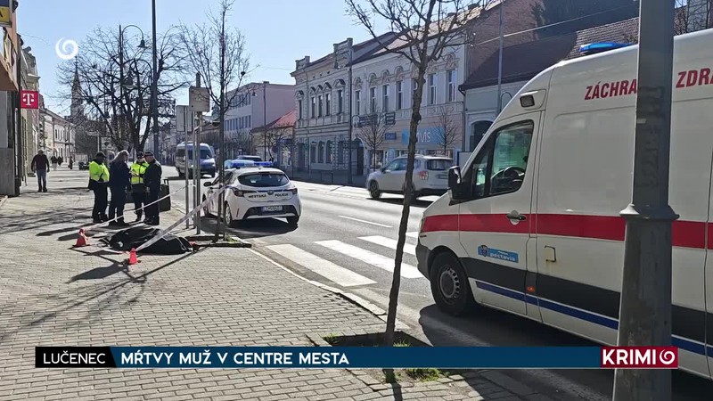 MŔTVY MUŽ V CENTRE MESTA