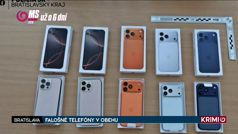FALOŠNÉ TELEFÓNY V OBEHU