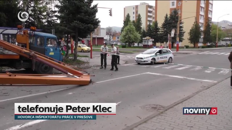 Vyšetrujú pád plošiny