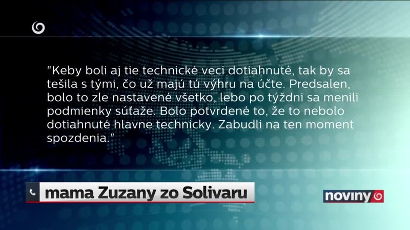 Držme Zuzane palce