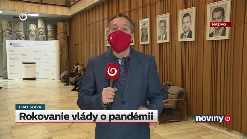 Rokovanie vlády o pandémii
