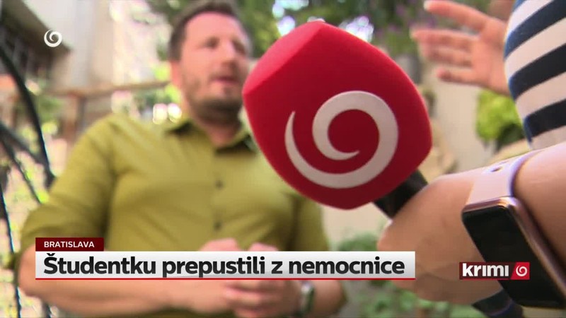 Študentku prepustili z nemocnice