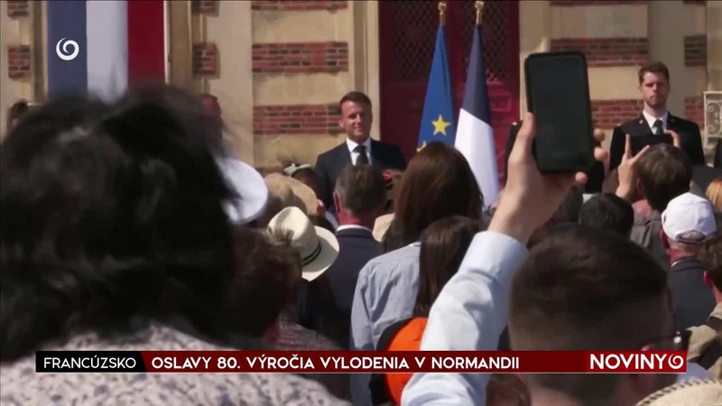 OSLAVY 80. VÝROČIA VYLODENIA V NORMANDII