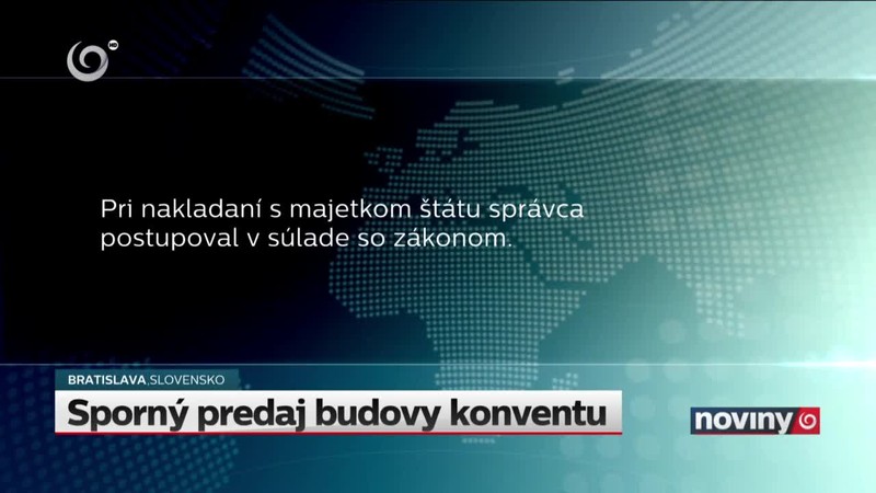 Sporný predaj budovy konventu