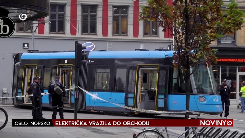 ELEKTRIČKA VRAZILA DO OBCHODU