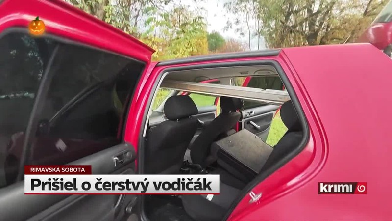 Prišiel o čerstvý vodičák