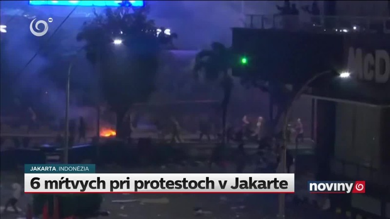 6 mŕtvych pri protestoch v Jakarte