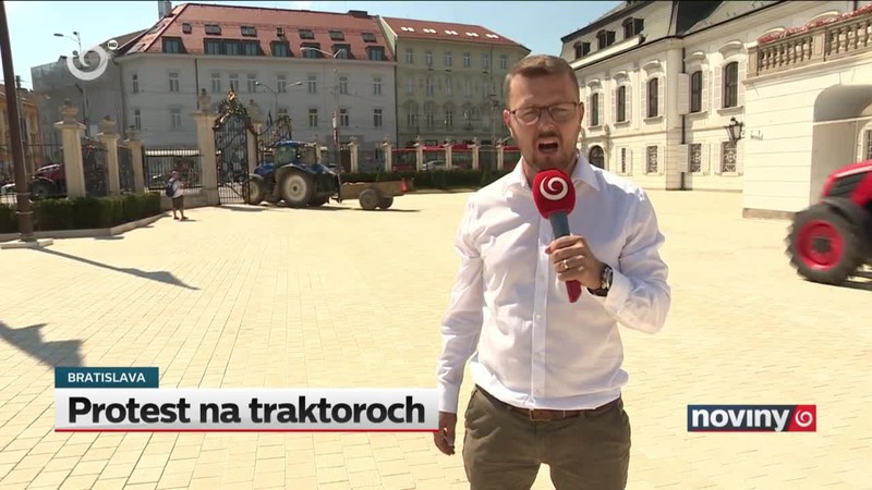 Protest na traktoroch