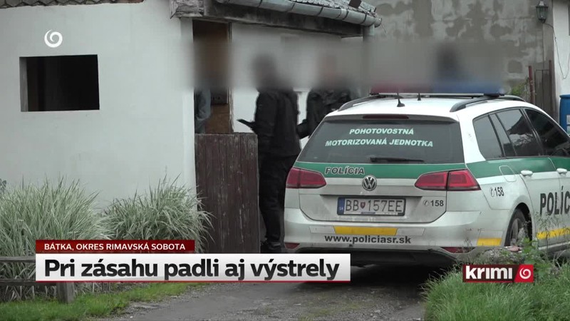 Pri zásahu padli aj výstrely