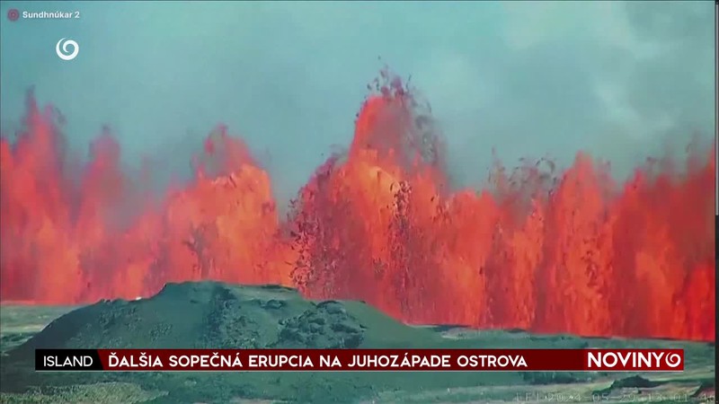 ĎALŠIA SOPEČNÁ ERUPCIA NA JUHOZÁPADE OSTROVA