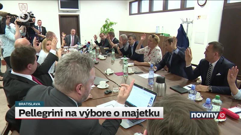 Pellegrini na výbore o majetku