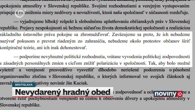 Nevydarený hradný obed
