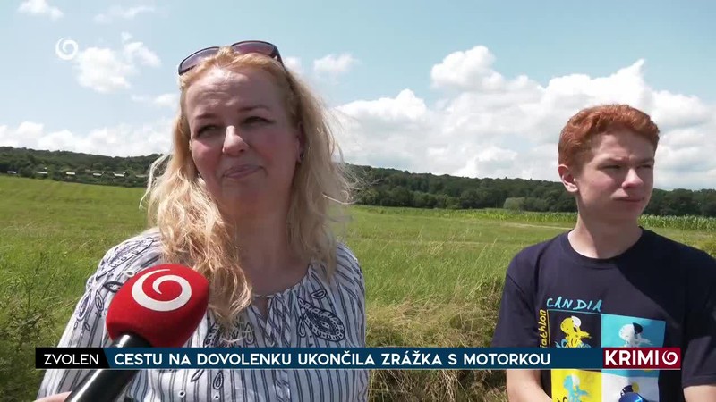CESTU NA DOVOLENKU UKONČILA ZRÁŽKA S MOTORKOU
