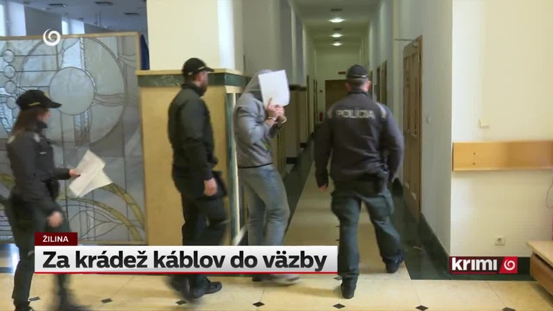 Za krádež káblov do väzby