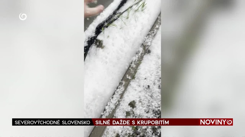 SILNÉ DAŽDE S KRUPOBITÍM