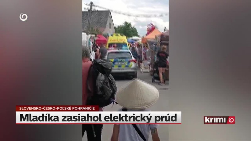 Mladíka zasiahol elektrický prúd