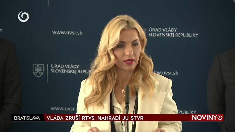 VLÁDA ZRUŠÍ RTVS, NAHRADÍ JU STVR