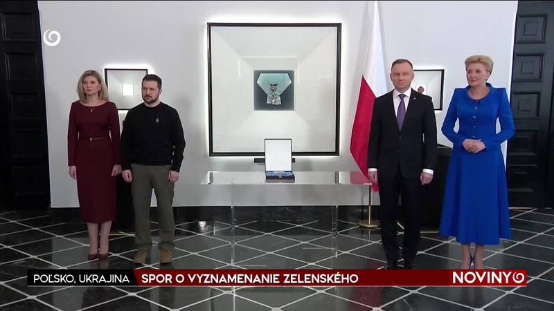 SPOR O VYZNAMENANIE ZELENSKÉHO
