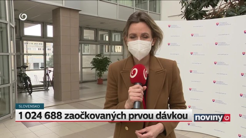 1 024 688 zaočkovaných prvou dávkou