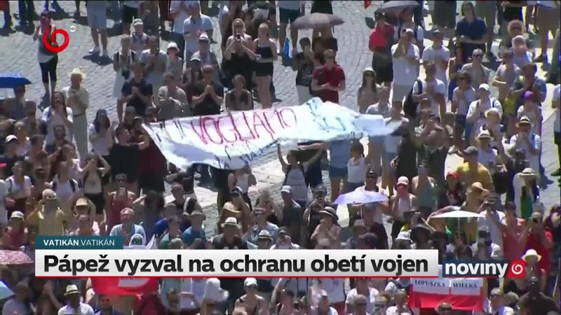 Pápež vyzval na ochranu obetí vojen