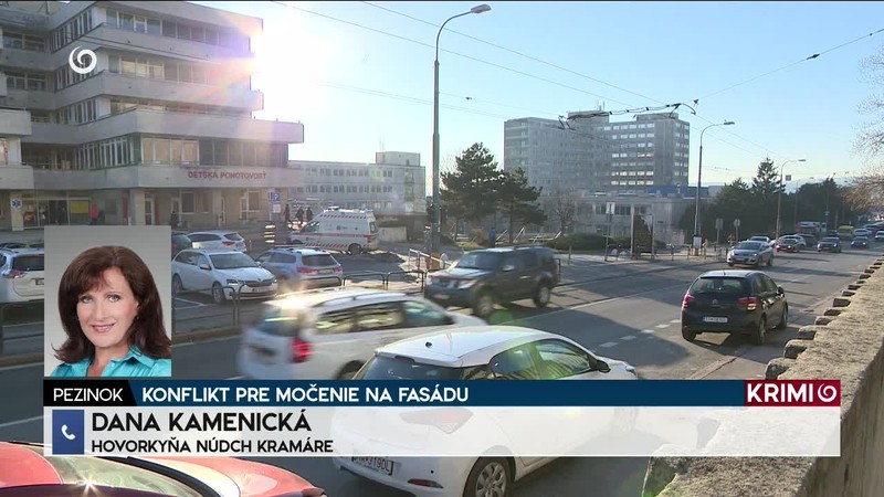 KONFLIKT PRE MOČENIE NA FASÁDU