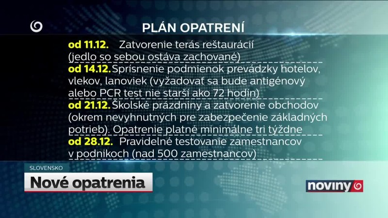Nové opatrenia