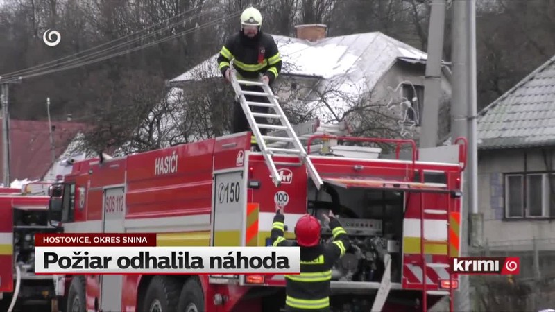 Požiar odhalila náhoda