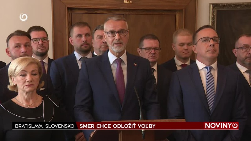 SMER CHCE ODLOŽIŤ VOĽBY