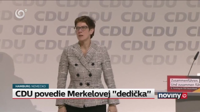 CDU povedie Merkelovej "dedička"
