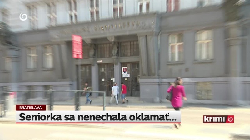 Seniorka sa nenechala oklamať...