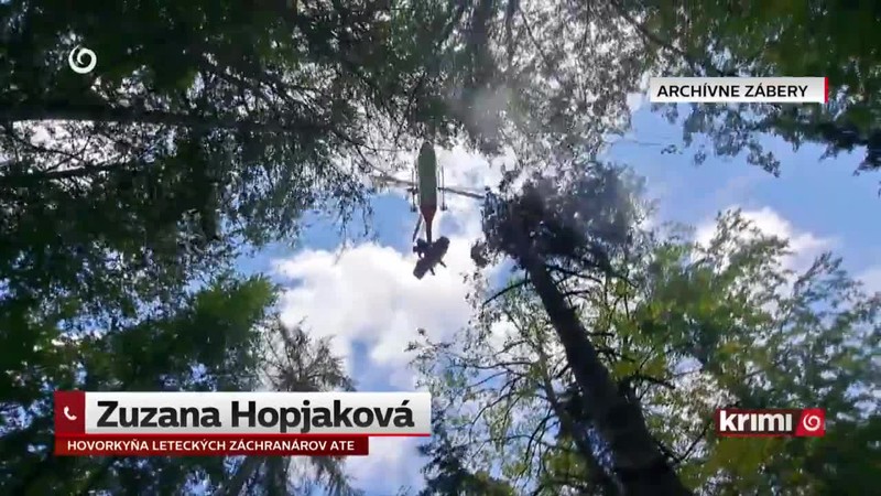 Cyklista nezvládol jazdu svahom