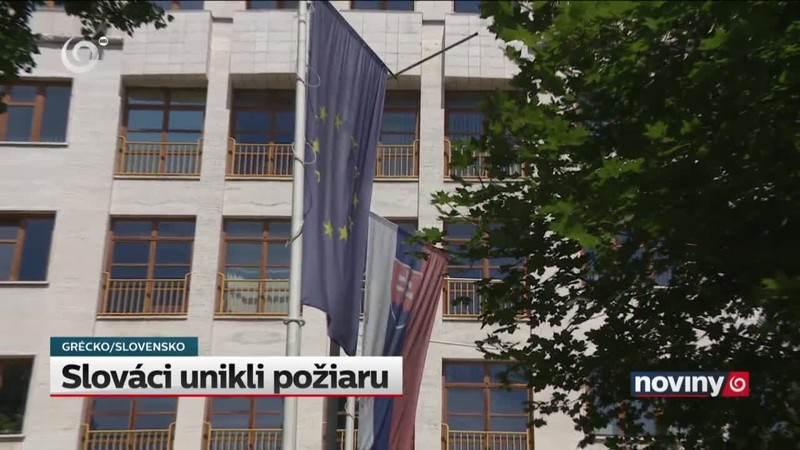 Slováci unikli požiaru