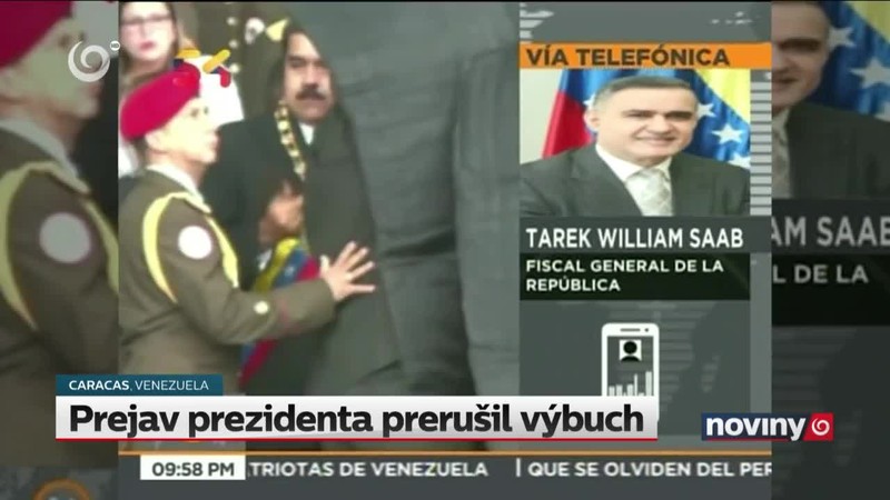 Prejav prezidenta prerušil výbuch