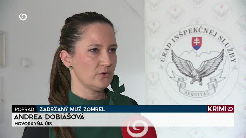 ZADRŽANÝ MUŽ ZOMREL