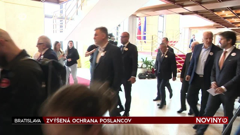 ZVÝŠENÁ OCHRANA POSLANCOV