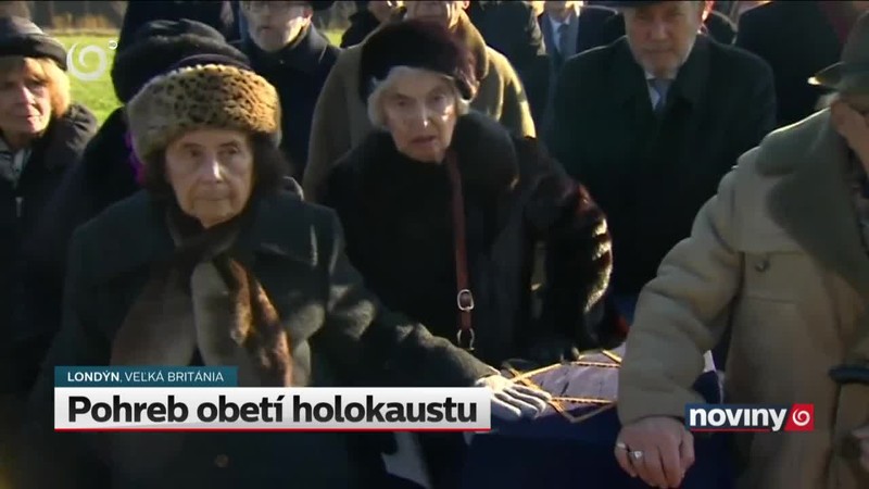 Pohreb obetí holokaustu