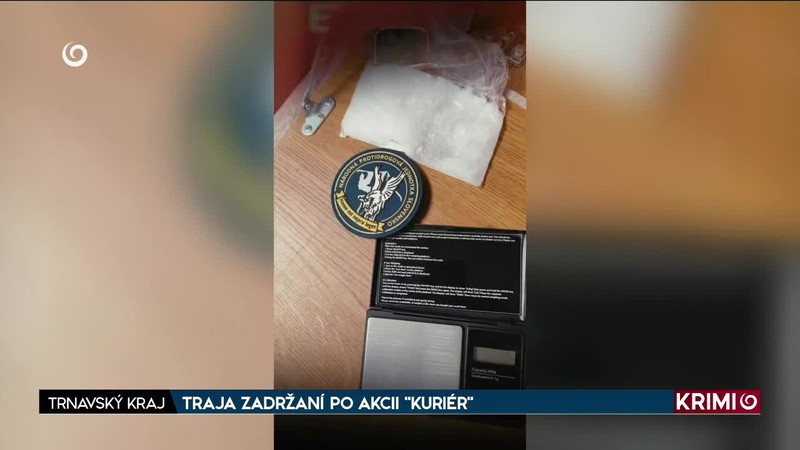 TRAJA ZADRŽANÍ PO AKCII "KURIÉR