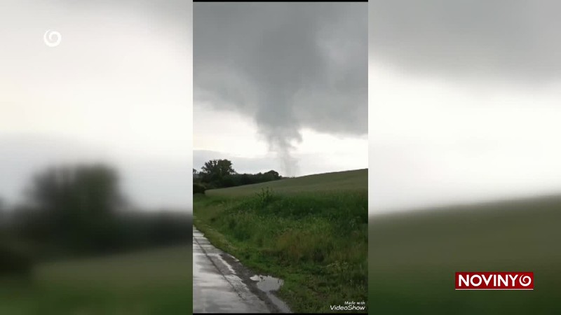 MALÉ TORNÁDO NA JUHU SLOVENSKA