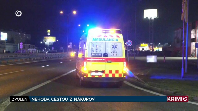 NEHODA CESTOU Z NÁKUPOV