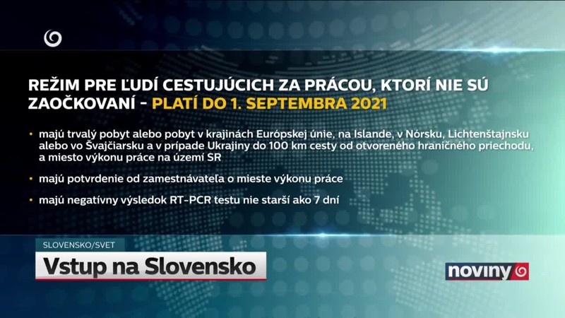 Vstup na Slovensko