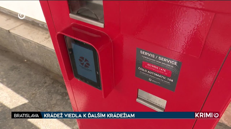KRÁDEŽ VIEDLA K ĎALŠÍM KRÁDEŽIAM