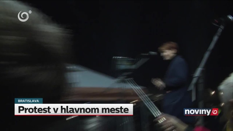 Protest v hlavnom meste
