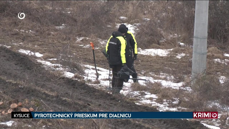 PYROTECHNICKÝ PRIESKUM PRE DIAĽNICU