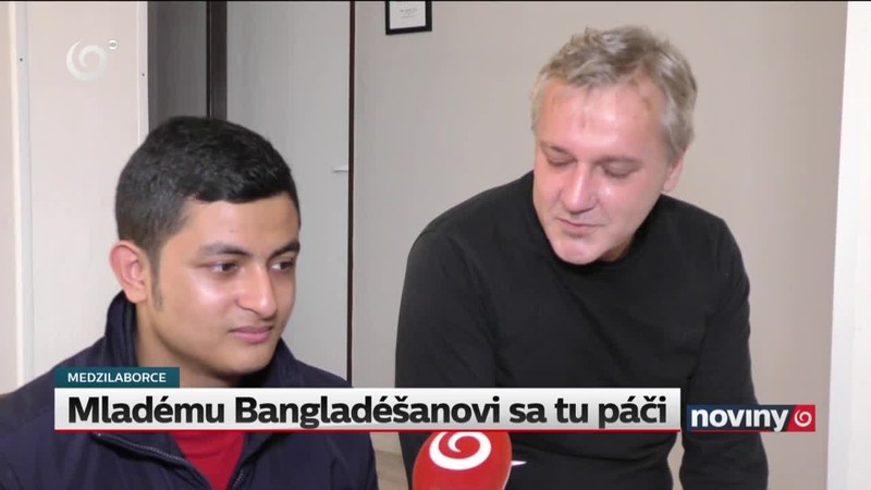 Mladému Bangladéšanovi sa tu páči