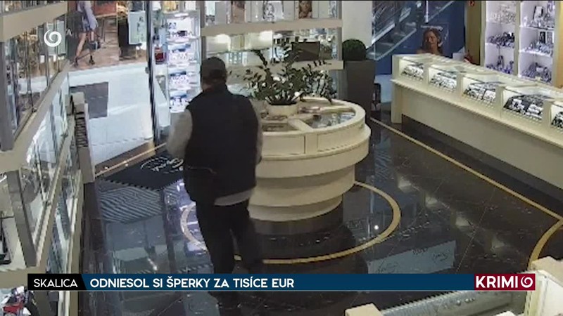 ODNIESOL SI ŠPERKY ZA TISÍCE EUR