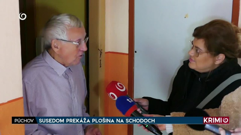 SUSEDOM PREKÁŽA PLOŠINA NA SCHODOCH