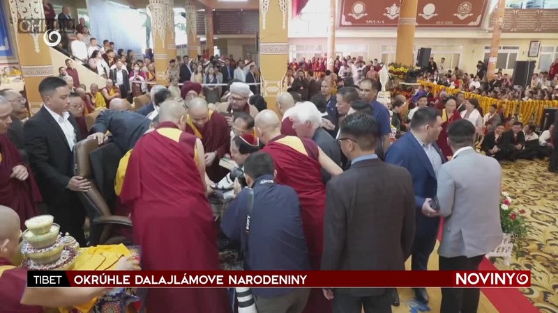 OKRÚHLE DALAJLÁMOVE NARODENINY