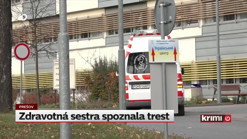 Zdravotná sestra spoznala trest