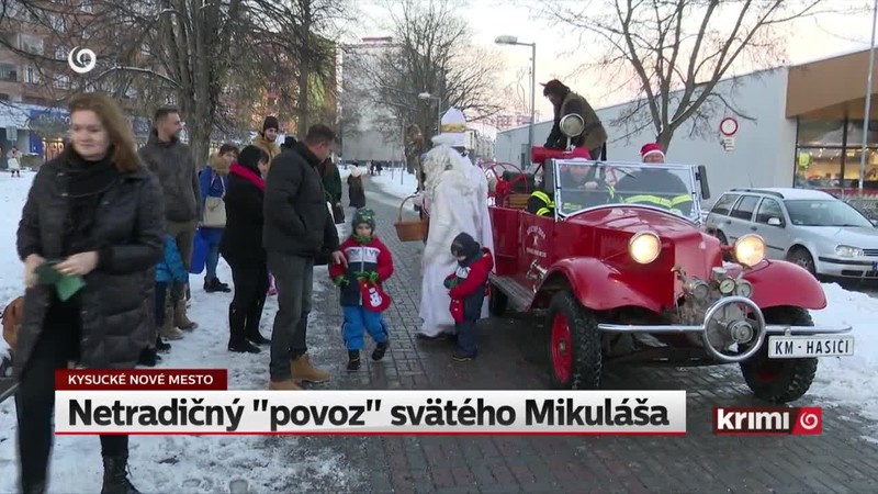 Netradičný "povoz" svätého Mikuláša