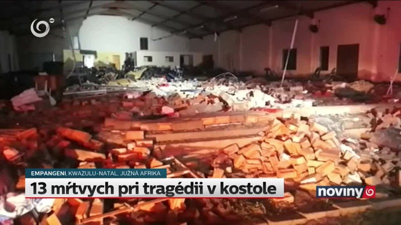 13 mŕtvych pri tragédii v kostole